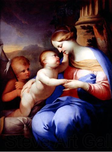 Lubin Baugin La Vierge, l'Enfant Jesus et saint Jean-Baptiste Norge oil painting art